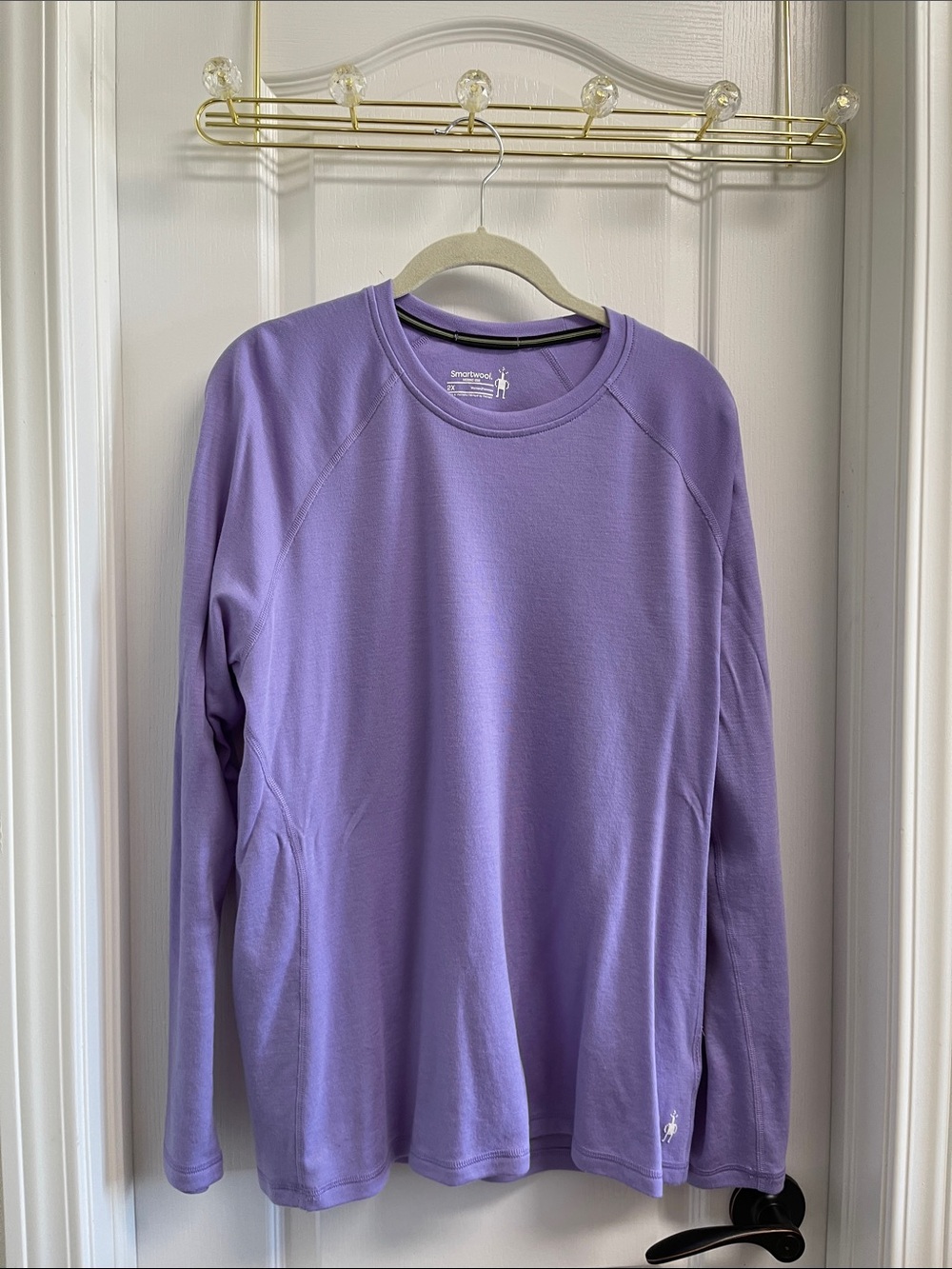 Smartwool women’s Lavender Long-Sleeve Crew Neck Shirt